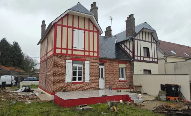 Rénovation complète intérieure et extérieure de maison à Rue, Amiens, SOMME CONSTRUCTION